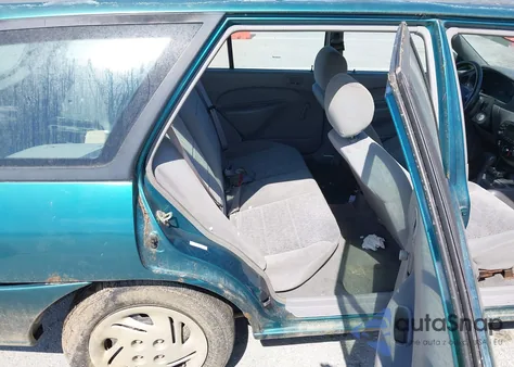 1997 Ford Escort Lx from USA, damaged, VIN 3FALP15P5VR153698